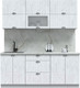 Миниатюра изображения товара Кухонный гарнитур Интерлиния Берес 1.9Б (дуб полярный/серый каспий)
