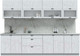 Миниатюра изображения товара Кухонный гарнитур Интерлиния Берес 3.0Б (дуб полярный/серый каспий)