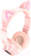 Миниатюра изображения товара Наушники детские Borofone BO18 (розовый)