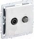 Миниатюра изображения товара Розетка IEK Brite BR-AF20-O-K01 (белый)
