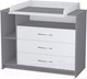 Миниатюра изображения товара Комод пеленальный Polini Kids Simple 2110 / 0002322.51 (серый/белый)