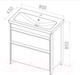 Миниатюра изображения товара Тумба под умывальник АВН Ванкувер 80 / 66.03 (34)