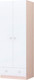 Миниатюра изображения товара Шкаф Polini Kids Simple двухсекционный с ящиком / 0001302.161 (дуб пастельный/белый)