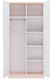 Миниатюра изображения товара Шкаф Polini Kids Двухсекционный / 0001230.161 (дуб пастельный/белый)