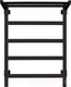 Миниатюра изображения товара Полотенцесушитель электрический GRANULA Квадро 50x60 с полкой (терморегулятор, черный матовый)