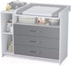 Миниатюра изображения товара Комод пеленальный Polini Kids Simple 2110 / 0002322.55 (белый/серый)