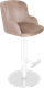 Миниатюра изображения товара Стул барный Sheffilton SHT-ST39/S128 (латте/хром/белый муар)