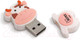 Миниатюра изображения товара USB flash накопитель Mirex Cow Peach 16GB (13600-KIDCWP16)