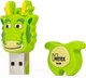 Миниатюра изображения товара USB flash накопитель Mirex Dragon Green 16GB (13600-KIDGDR16)