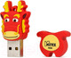 Миниатюра изображения товара USB flash накопитель Mirex Dragon Red 16GB (13600-KIDDAR16)