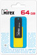 Миниатюра изображения товара USB flash накопитель Mirex City Yellow 64GB (13600-FMUCYL64)