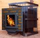 Миниатюра изображения товара Печь-каменка КомфортПром Ретро Декор Сталь дверь со стеклом 10221165