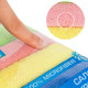 Миниатюра изображения товара Набор салфеток хозяйственных Laima Multi Pack Pro Colour 40 / 607793 (4шт)