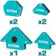 Миниатюра изображения товара Набор магнитных фиксаторов TOTAL TAMWH7006 (7шт)