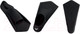 Миниатюра изображения товара Ласты ARENA Powerfin 9521851 (р-р 41-42, Black/Silver)