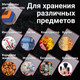 Миниатюра изображения товара Комплект пакетов-слайдеров Brauberg Extra. Zip Lock / 608173 (100шт)