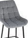 Миниатюра изображения товара Стул барный Stool Group Флекс полубарный / AV 405-V12-08 (PP) (велюр велютто серый)