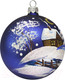 Миниатюра изображения товара Шар новогодний Декарт У леса на опушке 8Ш0008 (8см, синий)