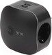 Миниатюра изображения товара Электроразветвитель ЭРА SP-3e-USB-Black / Б0046364