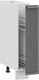 Миниатюра изображения товара Шкаф карго ТриЯ Белладжио 1Н15К (белый/софт графит)