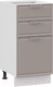 Миниатюра изображения товара Шкаф-стол кухонный ТриЯ Белладжио 1Н4Я3 (белый/софт капучино)