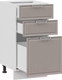 Миниатюра изображения товара Шкаф-стол кухонный ТриЯ Белладжио 1Н4Я3 (белый/софт капучино)