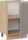 Миниатюра изображения товара Шкаф-стол кухонный ТриЯ Белладжио 1Н5 (дуб крафт золотой/софт капучино)