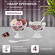 Миниатюра изображения товара Набор креманок Rosenberg R-060155 (с ложками)