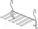 Миниатюра изображения товара Держатель бокалов на рейлинг Starax S-4602-C (хром)