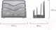 Миниатюра изображения товара Лоток для бумаг Brauberg Germanium / 237970 (серебряный)