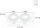 Миниатюра изображения товара Точечный светильник Arte Lamp Tarf A2168PL-2BK