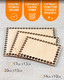 Миниатюра изображения товара Набор заготовок для творчества Woody Хэнд мэйд Прямоугольные / 06213