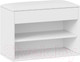 Миниатюра изображения товара Тумба в прихожую ТриЯ Лайт для обуви тип 1 (белый глянец)