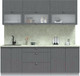 Миниатюра изображения товара Кухонный гарнитур Интерлиния Берес 2.2Б (дуб серый/опал светлый)