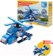 Миниатюра изображения товара Конструктор Wise Block Полицейский вертолёт 8 в 1 / 40434