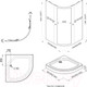 Миниатюра изображения товара Душевой уголок Triton Альфа-Хром 80х80 (с поддоном)