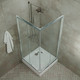 Миниатюра изображения товара Душевой уголок Triton Вента 100x100 (хром, без поддона)