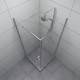 Миниатюра изображения товара Душевой уголок Triton Терра 90x90 (хром, без поддона)