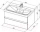 Миниатюра изображения товара Тумба с умывальником Aquanet Беркли 80 / 306359