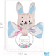 Миниатюра изображения товара Погремушка Roxy-Kids Funny Bunny с колечком / RFB-002-Z (зигзаг)