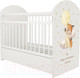 Миниатюра изображения товара Детская кроватка INDIGO My Sleepy Лисичка маятник и ящик (белый)