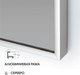 Миниатюра изображения товара Зеркало Алмаз-Люкс М-410 (150x50см, в алюминиевой раме)