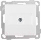 Миниатюра изображения товара Декоративная заглушка для розетки Mutlusan 2100-121-0201 (белый)