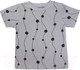 Миниатюра изображения товара Футболка для малышей Rant Hugs And Kisses / 4673-68 (pattern Grey, р.68)