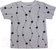 Миниатюра изображения товара Футболка для малышей Rant Hugs And Kisses / 4673-80 (pattern Grey, р.80)