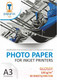 Миниатюра изображения товара Фотобумага Papyrus A3 120 г/м2 / BN04780 (100л, глянцевый)