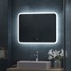 Миниатюра изображения товара Зеркало Континент Bruno Led 80x60 (с сенсором)
