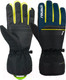 Миниатюра изображения товара Перчатки лыжные Reusch Snow King / 6201198-7800 (р-р 10.5, Black/Dress Blue/Safety Yellow)
