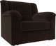 Миниатюра изображения товара Кресло мягкое Лига Диванов Карелия 341 (микровельвет коричневый)