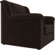 Миниатюра изображения товара Кресло мягкое Лига Диванов Карелия 341 (микровельвет коричневый)